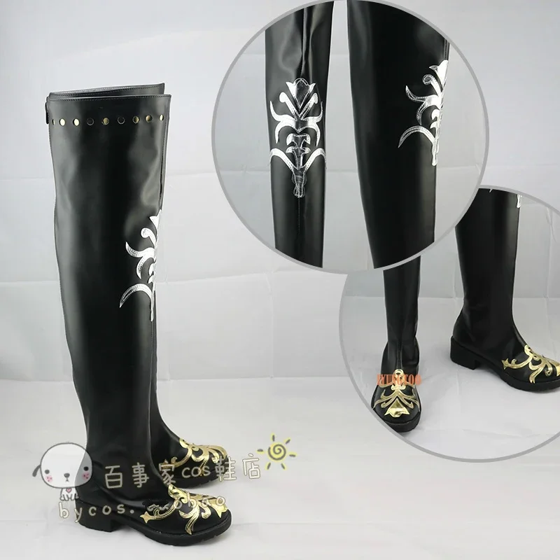 

Черный дворецкий Сиэль Фантомхайв черные персонажи аниме костюм реквизит обувь для косплея сапоги