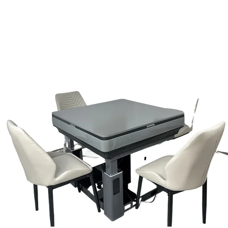 

Fully automatic heating integrated mahjong table, new fire dining table dual-purpose four-port