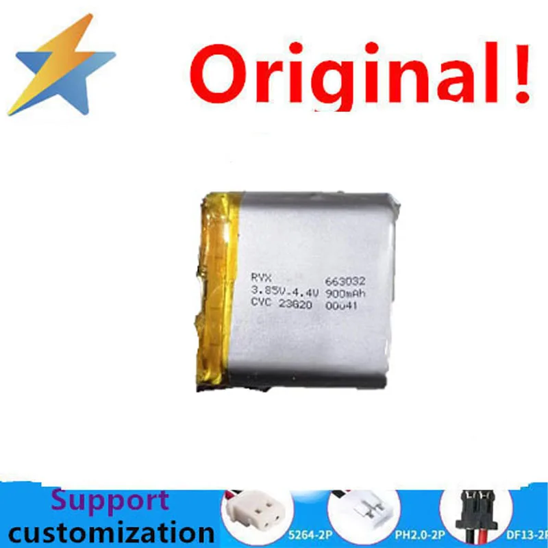 Achetez en plus, à prix réduit, batterie au lithium polymère pleine capacité 663032, 900MAH-3.85V, pour tablette, avec câble