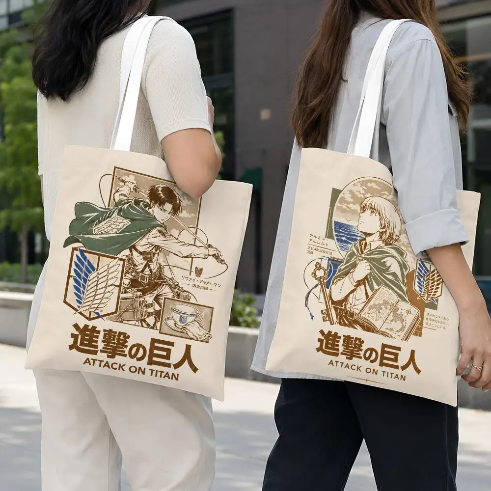 bolsas-de-armazenamento-attack-on-titan-wings-of-freedom-sacola-de-lona-leve-e-dobravel-para-compras-deslocamento-e-viagens