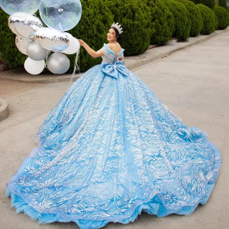 Рисунок 3 - Блестящее платье Quinceanera цвета