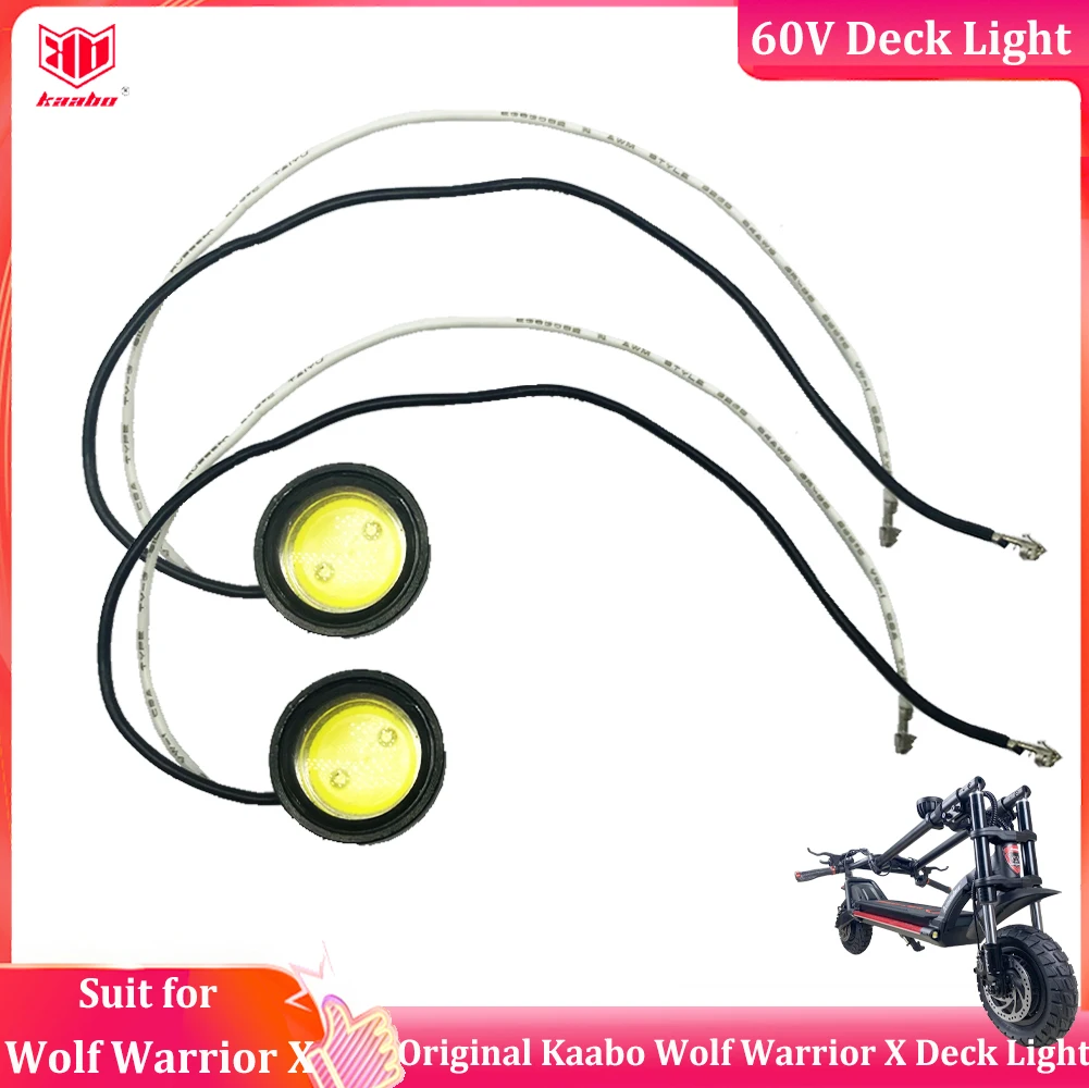 Original Kaabo Wolf Warrior X 12V Deck Chassis Light Deck Front Spotlight Spare Part for Kaabo Wolf Warrior X Kaabo Accessories