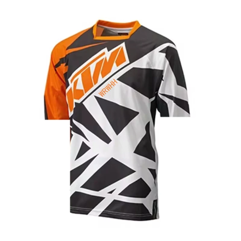 motorcycle mountain bike mtb downhill jersey  Offroad DH MX bicycle locomotive shirt cross country mountain mens cycling jersey