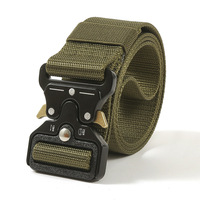 Men's Tactical Belt, Rigger Belt, Utility Nylon Web Waist Work Belt for Men