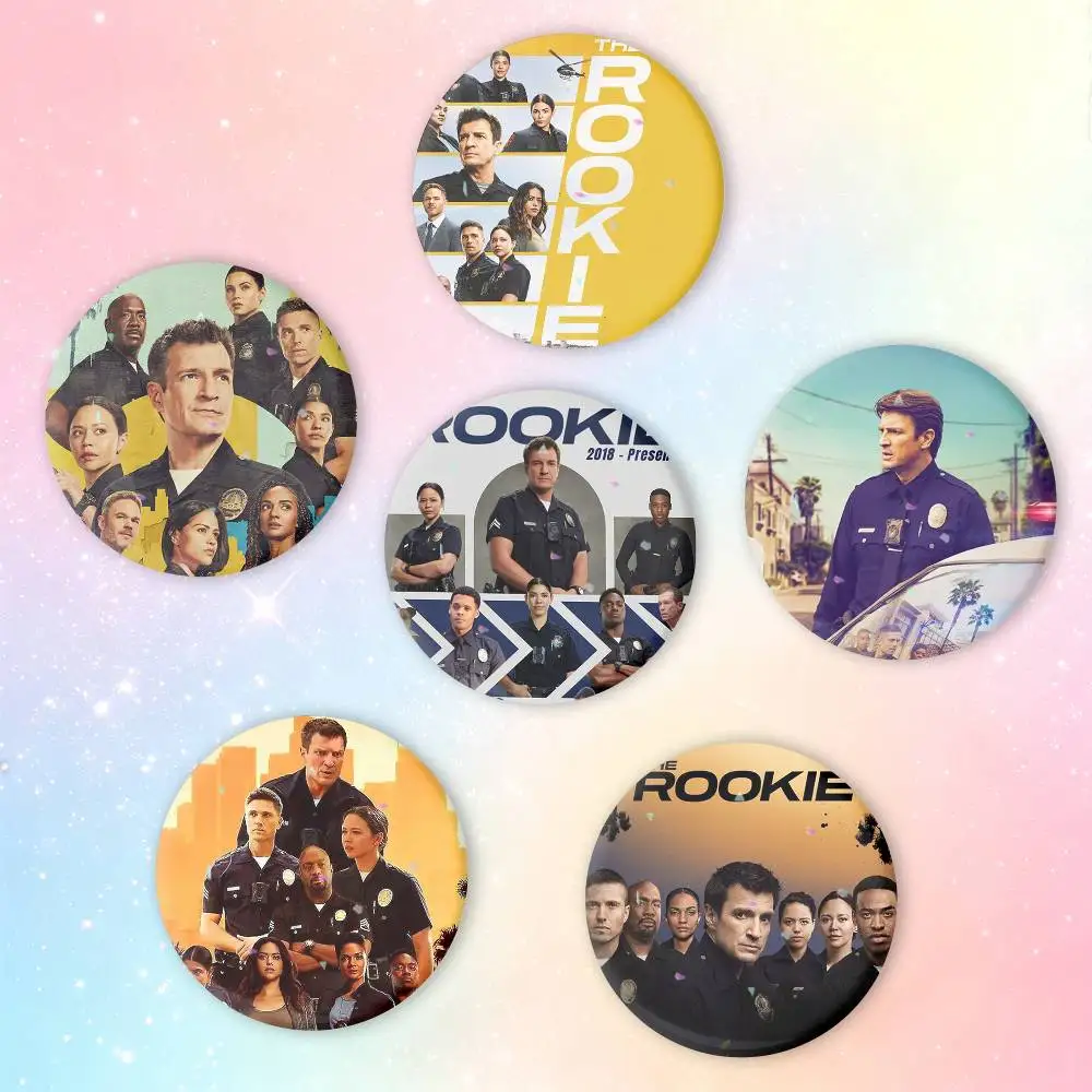 Movie the R-Rookie Brooches Cartoon Badge Pins Backpack Hat Accessories Friend Gift