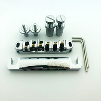 Wilkinson R-Series LOCKING ROLLER Bridge For EPI/Les Paul/SG Electric Guitar Silver