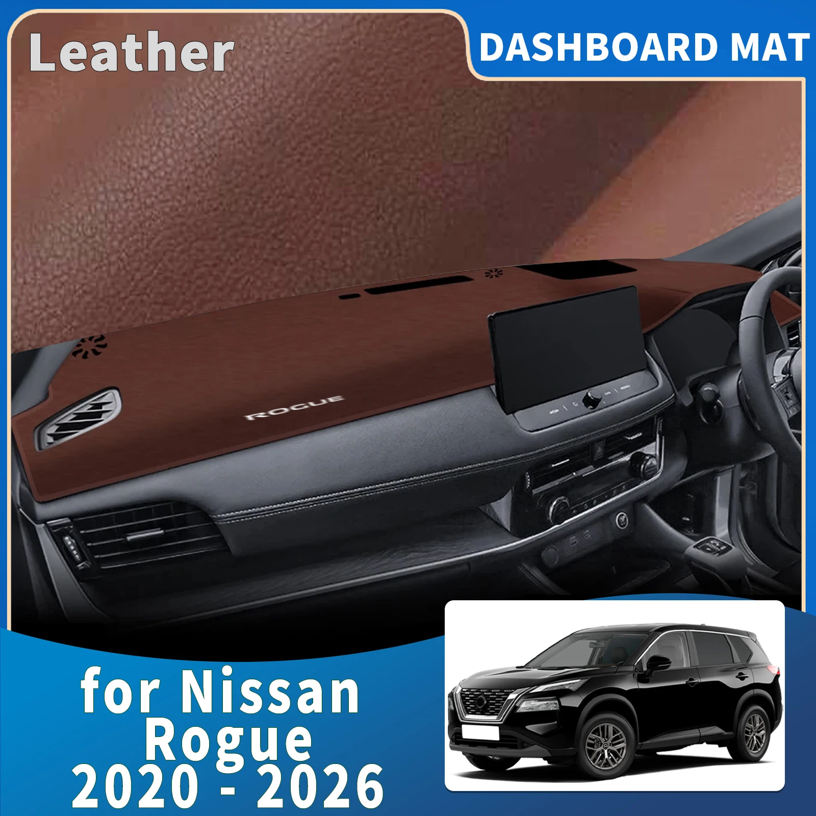 

fit for Nissan Rogue T33 2025 2024-2020 Car Dashmat Dashboard Cover Pad Protective Carpet Accessories DashMat Sunshade