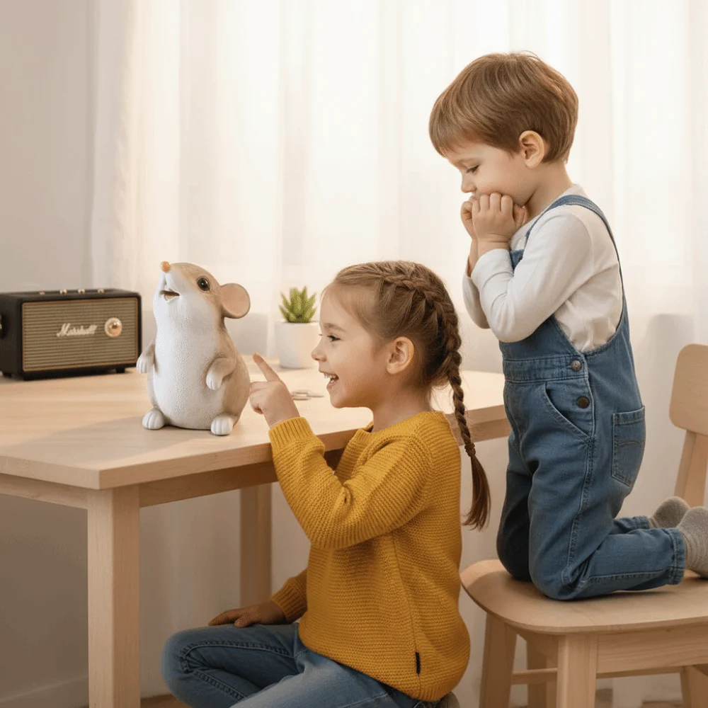 

Год крысы, мышь, копилка, копилка, мультяшная детская подарочная коробка, резиновая скульптура животного, копилка, украшение стола