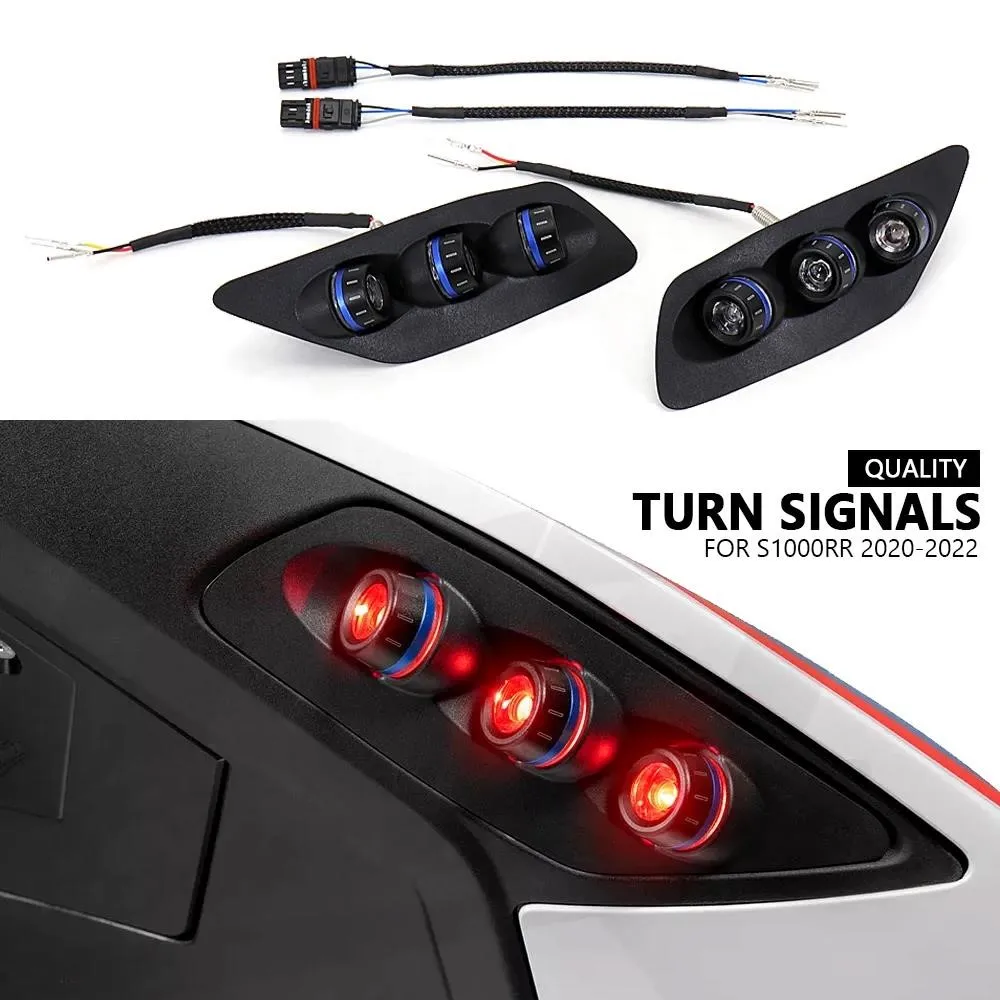 

New Motorcycle Accessories Turn Signal Indicator Light Black/Red/Blue For BMW S1000RR s1000rr S1000 RR S 1000 RR 2020 2021 2022