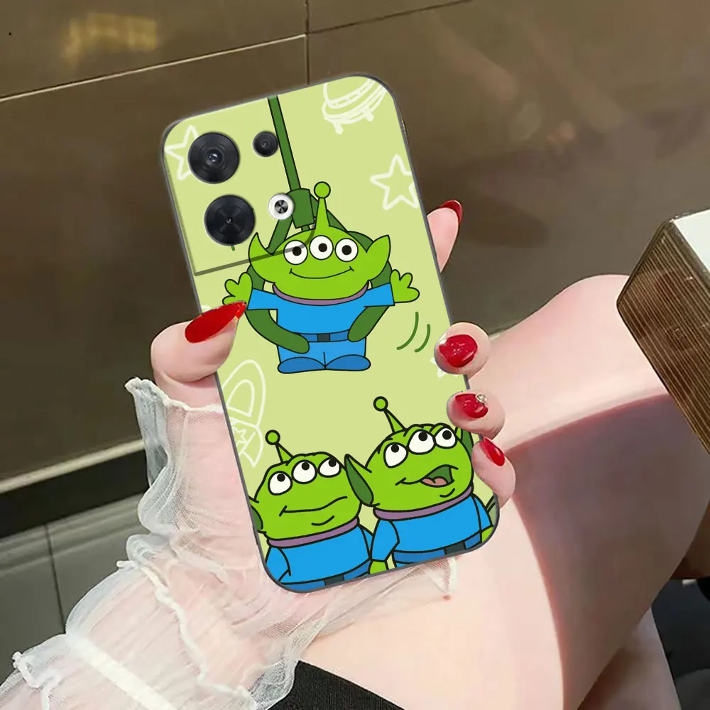 Toy Story Alien Phone Case For OPPO RENO 11 11F 10 8T 8 8Z 7Z 7 6Z 6 5F 5 4F 4 3 2F Find X3 PRO LITE 4G 5G Case Funda Shell Capa