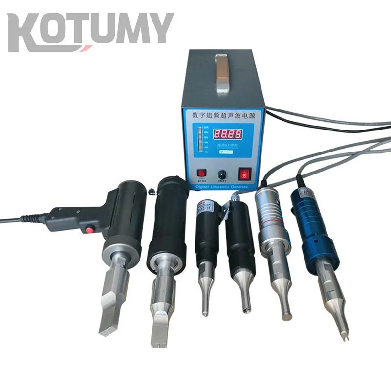 AC 220V /110V Portable Ultrasonic Plastic Spot Welder Ultrasonic Spot Welding Machine With Two Welding Head 4