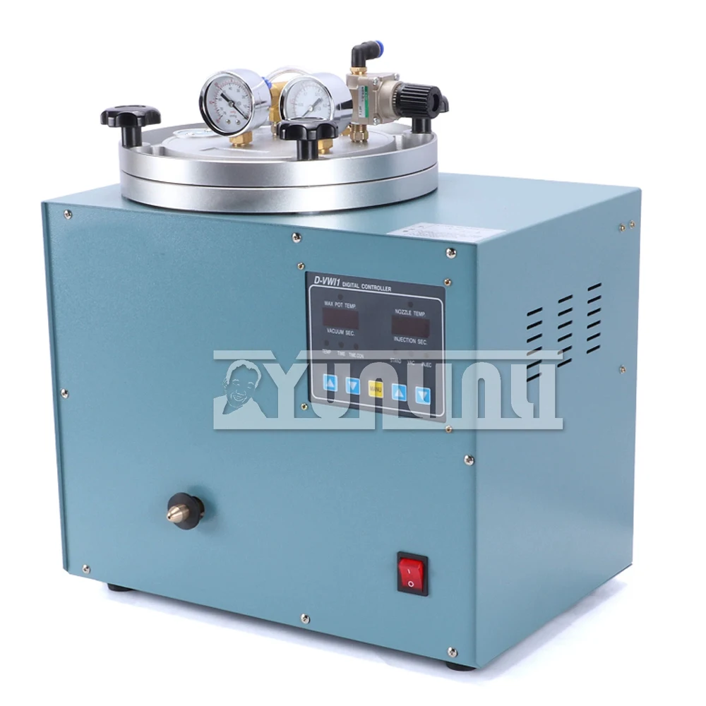 شاشة ديجيتال حاقن شمع فراغ حاقن شمع أوتوماتيكي للمجوهرات آلة صب الفراغ معدات صنع المجوهرات