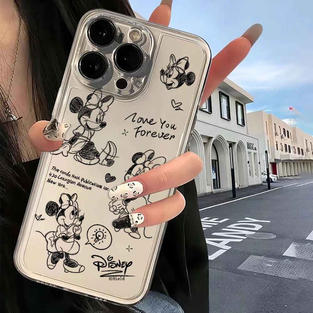 Cartoon Mickeys Minnies Mouse Etui na telefon do OPPO Realme C67 C65 C63 C55 C53 C35 C30 C11 12 10 9 8 7 6 5 3 Pro Plus 4G 5G Cover