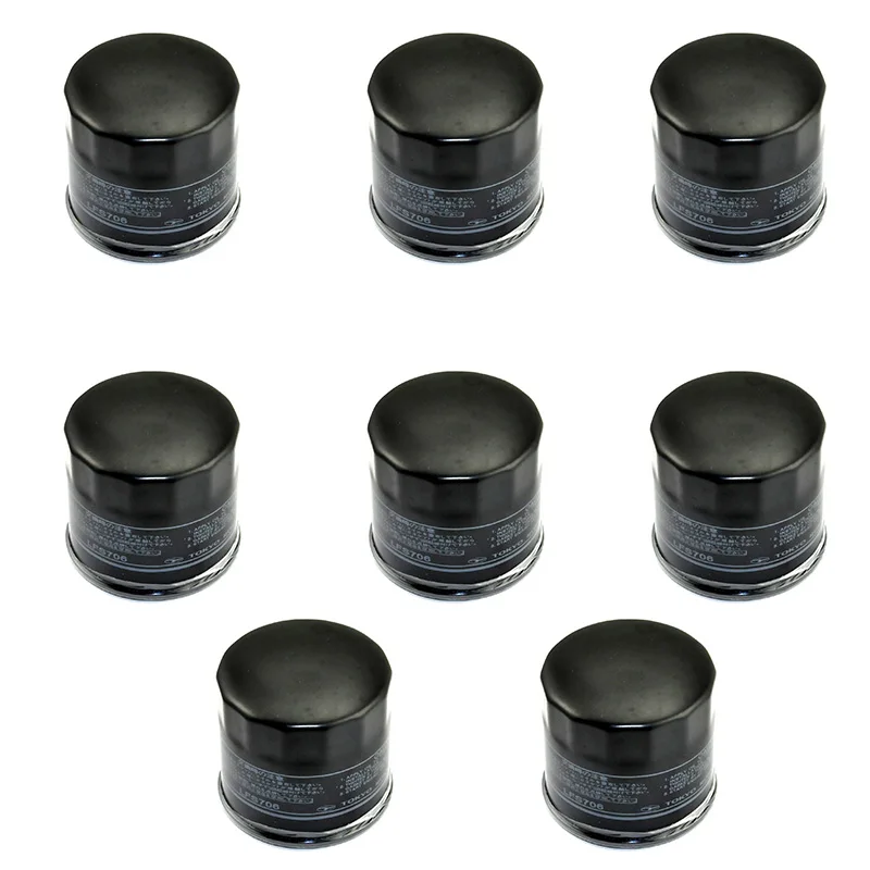 

OZOEMPT 8PCS Motorcycle Oil Filter Apply to 454Arctic Cat 96-98 500Arctic Cat 98-04 500Automatic 04-07 750SB7 94-96