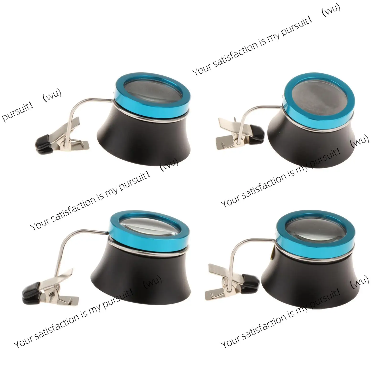 For Soldering Parts Watchmaker Precision Machining Jeweler Magnifying Glasses with Clip Small Lightweight Watch Repair Magnifier