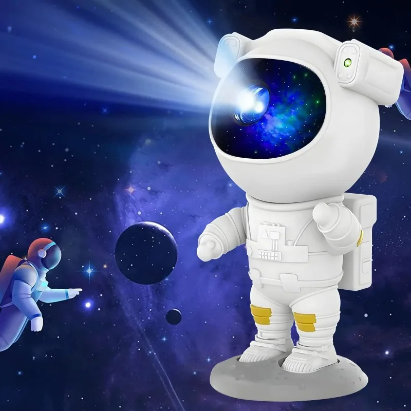 Astronaut Star Projector Night Light 360 Adjustable Timer Remote Control LED Lamp for Bedroom Party Birthday Home Decor Holiday