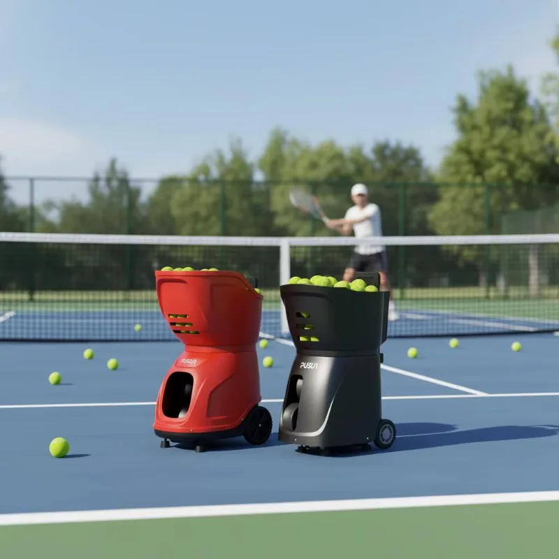 

Smart PUSUN PT9001 PRO Tennis Serve Machine APP Control Rechargeable Big Battery Long Standby for Advanced Player Training