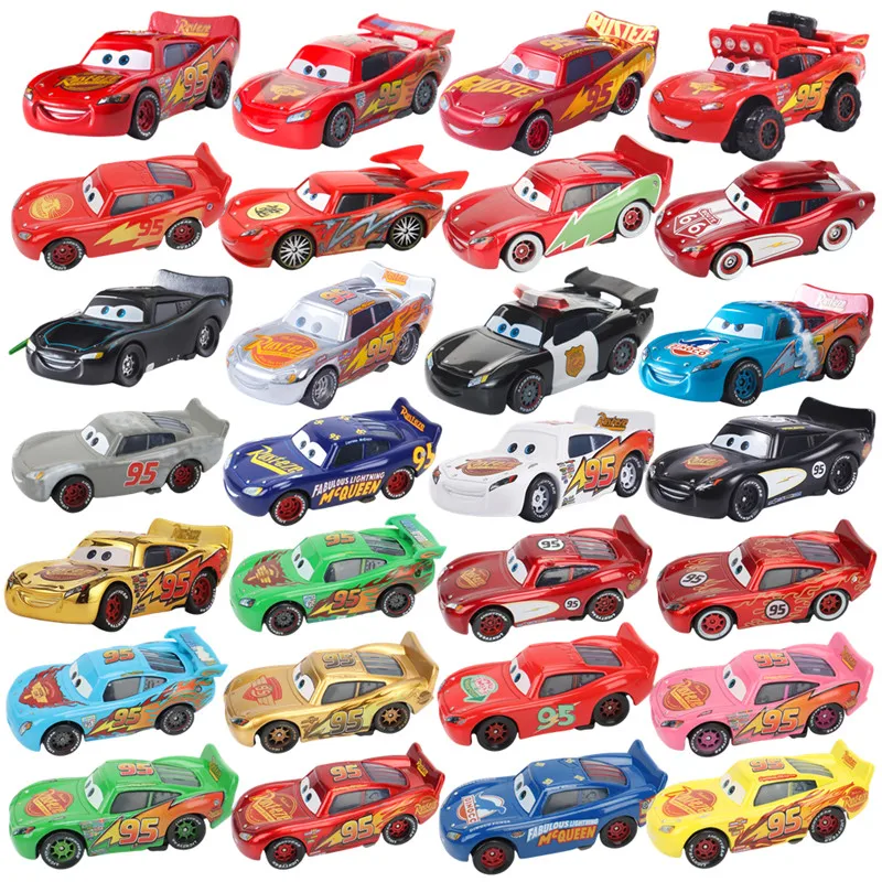 

Boy's Car Toy Disney Pixar Cars Full Series racing Lightning McQueen 1:55 Metal Diecast Car Kids Toy Car Christmas gift