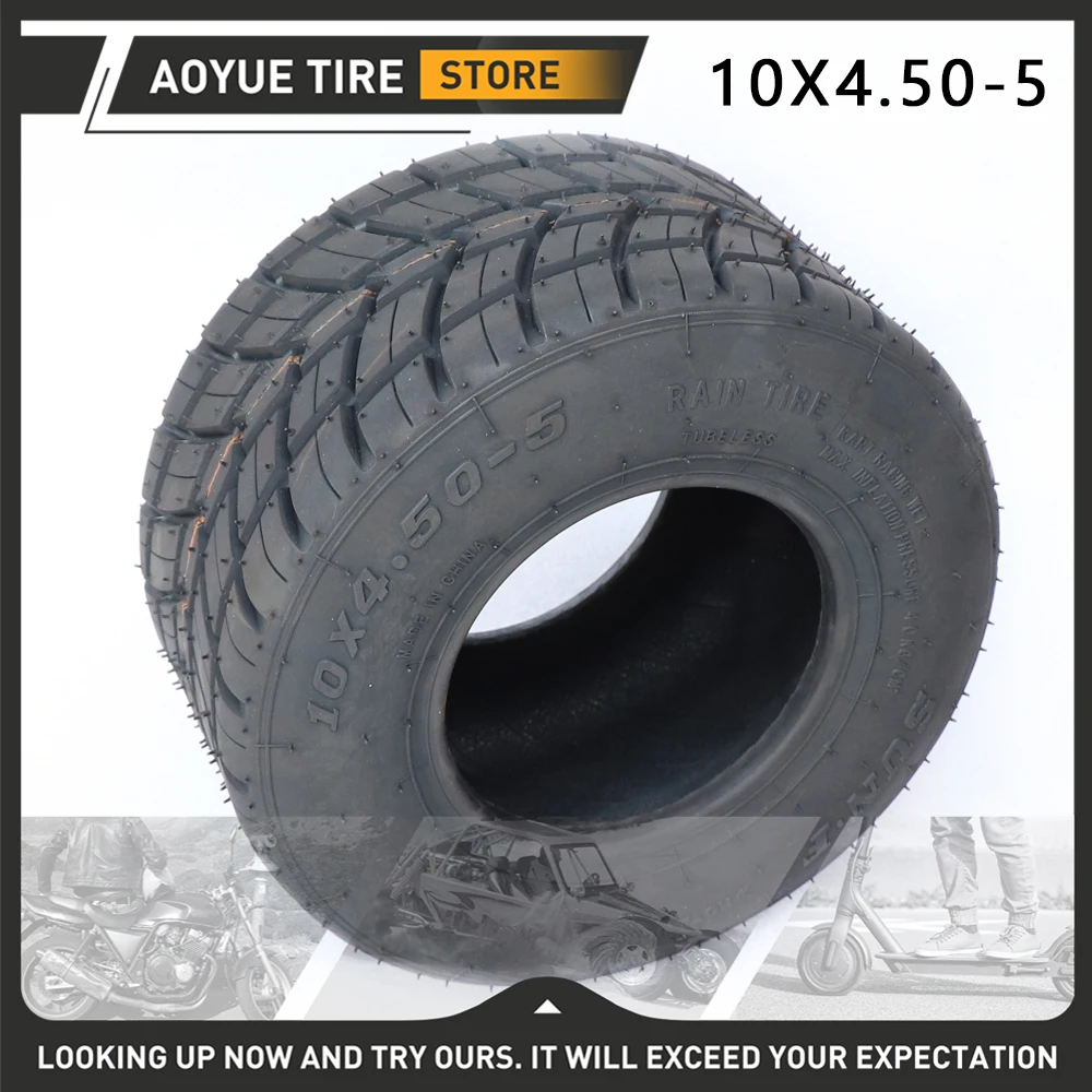 

Applicable To Drift Go Kart Accessories, Go Kart High-Quality Tires 5 Inch 10x4.50-5 Tires Vacuum Tires Tubeless