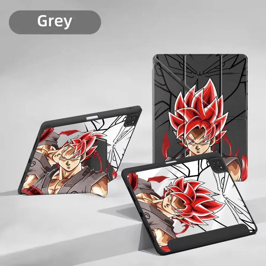 

Чехол-подставка для планшета с аниме-дизайном «Дракониные шары» (Драгонбол) для iPad Pro 2025, Mini 6, 7, Air 4, 5, M3, M2, 1, 2, M4, 11 дюймов, Pro 11-го, 10-го, 9-го, 8-го поколений