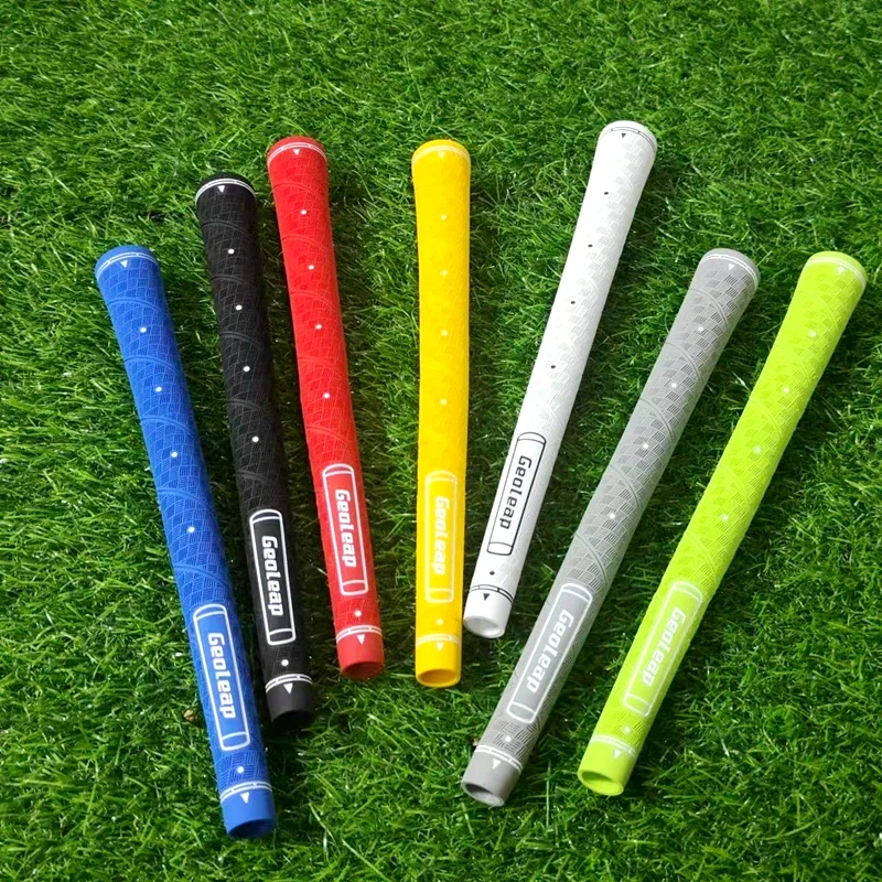 Impugnature per mazze da Golf per uomo, Standard, gomma media, antiscivolo, ferri da Golf morbidi, legni, impugnature universali, alta qualità