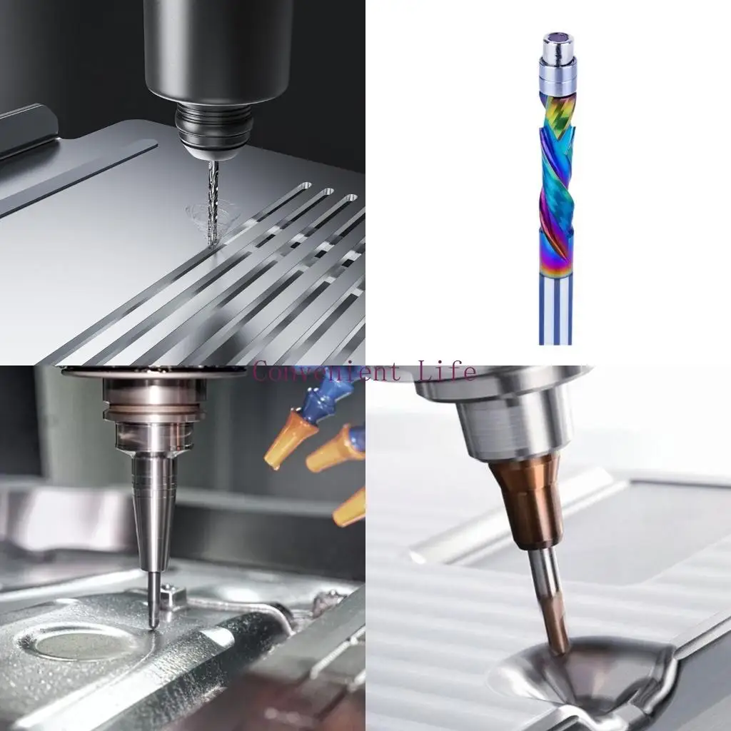 

Инструмент промышленного фрезерования L1EE с разноцветным покрытием.