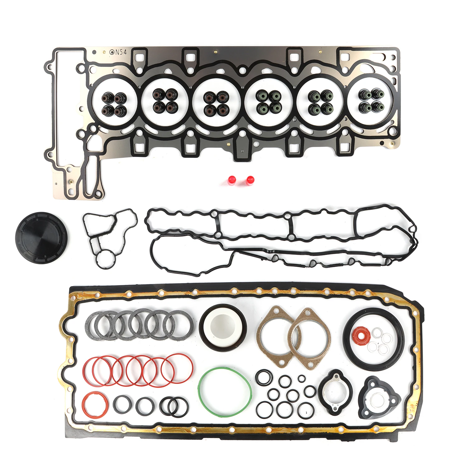 1set N54 N55 Engine Overhaul Gasket Seals Kit For BMW 335i 135i E82 E84 E88 E90 E92 E93 F02 F06 F07 F10 F12 Auto Parts