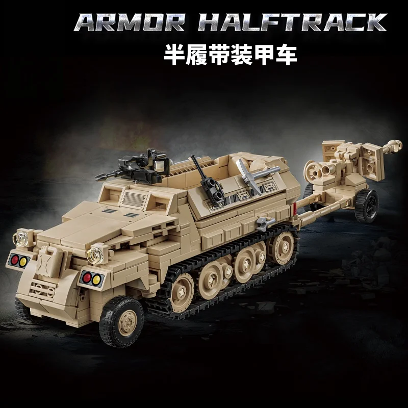 M4A1 Battle Tanks MOC Assembly Building Block Model Tanks Model Set DIY Handcraft Ornament Display Decor Holiday Birthday Gifts