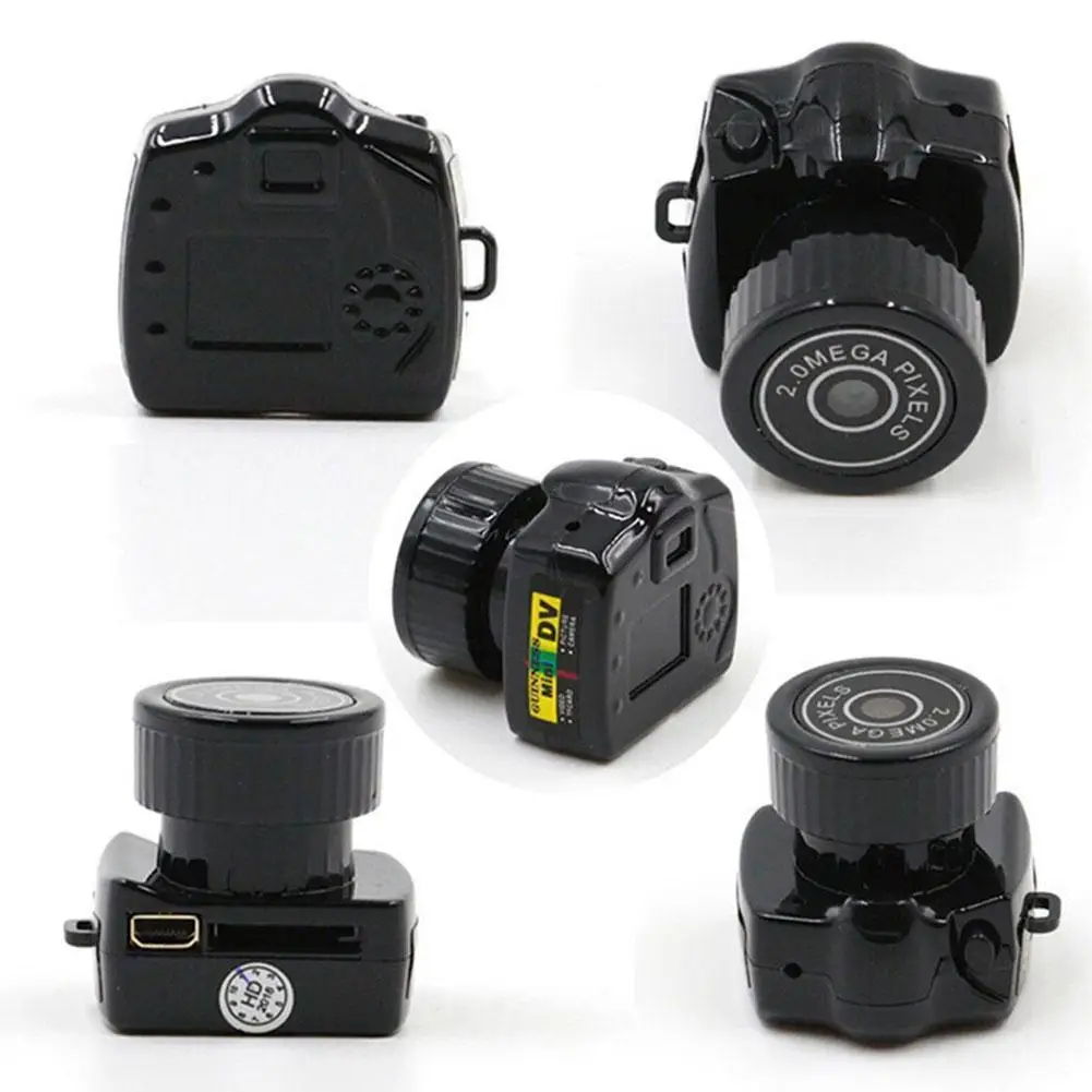 Y2000 Mini Camera Portable HD Video Audio Recorder Car Sport Micro Cam Webcam Camcorder Small DV DVR Security Protection