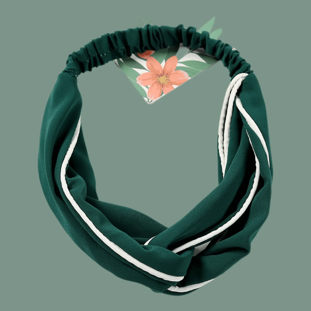 

Silk Chiffon Headband Korean Style Vintage Knot Design Solid Color Cross Headband for Women Girls Elegant Hair Accessories