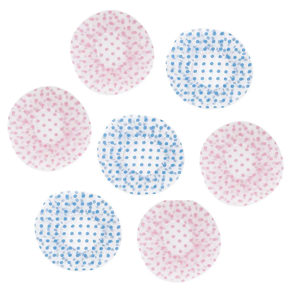 

10Pcs Waterproof Bath Caps Elastic Shower Hat Stretch Headband Comfortable for Braids Natural Curly Hair