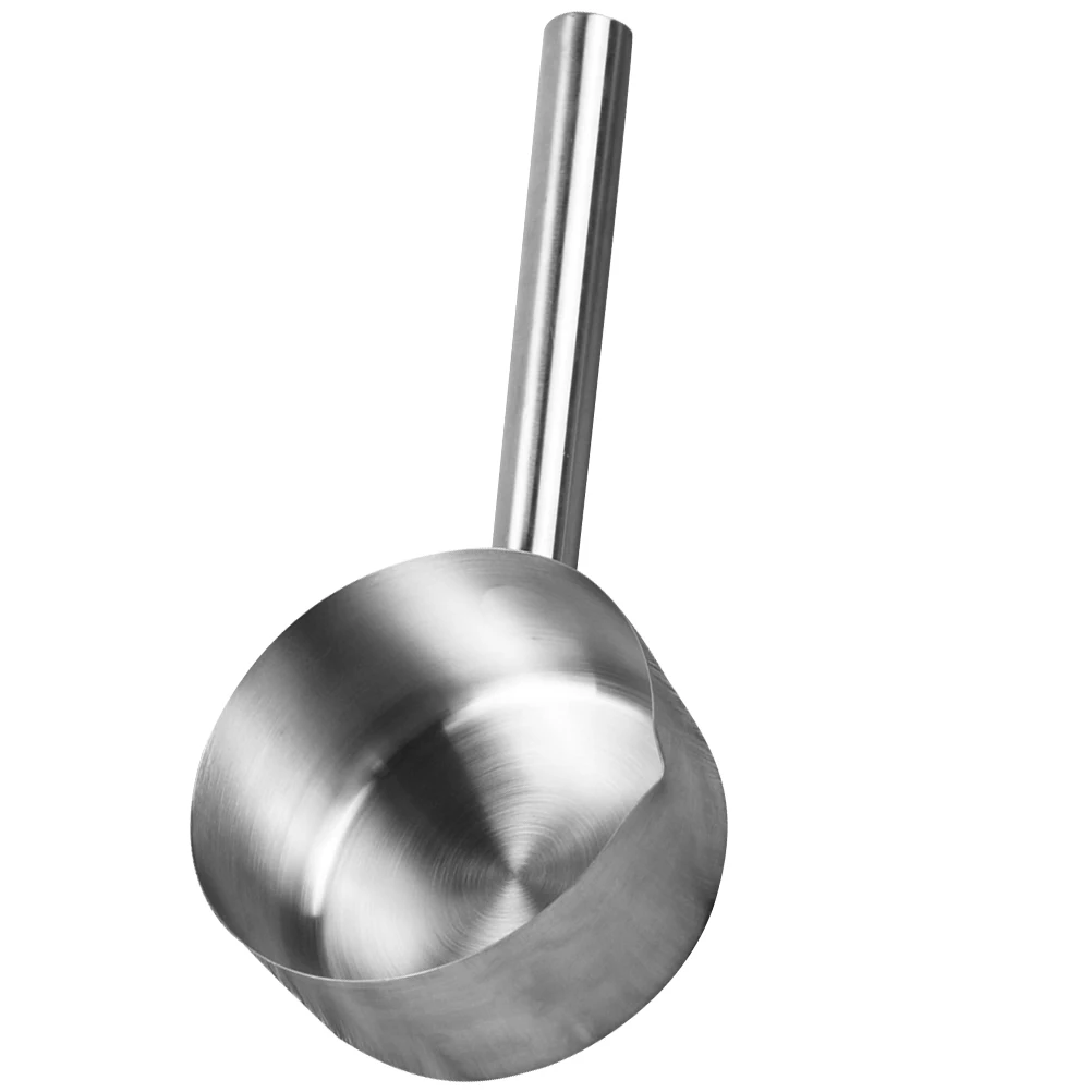 

Stainless Steel Water Ladle 3kg Capacity Thickened Kitchen Scoop Soup Ladle Metal Watering Spoon For Canteen Garden