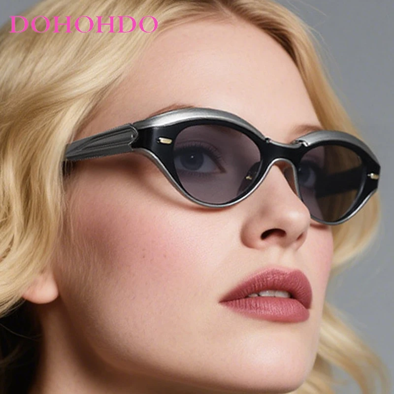 

Fashion Vintage Cat Eye Rivets Women Sunglasses Luxury Brand Designer Men Sunglass Outdoor Travel Driving Eyewear Unisex UV400