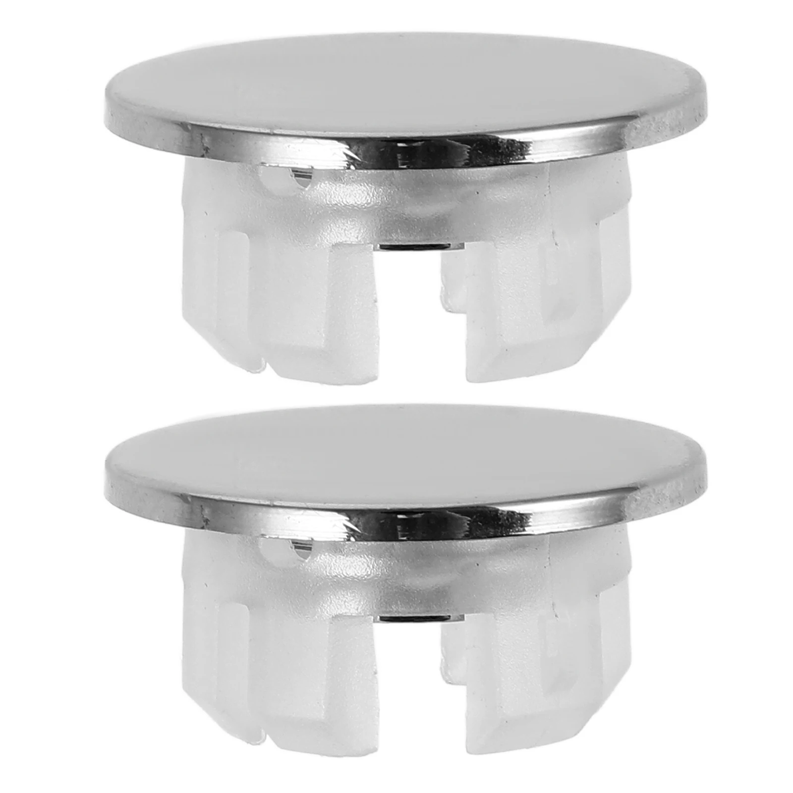 

2Pcs Sink Overflow Plug Ceramic Basin Hole Cover Copper Drain Cap Bathroom Sink Supplies Durable Plastic Wide Application