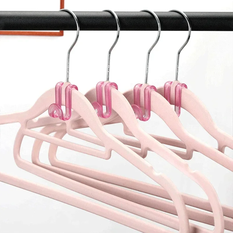 Hooks For Clothes Hooks Organizer Clothes Hangers Connectors Velvet Hook Hanger Hook For Extend Velvet Dress Extender Hangers