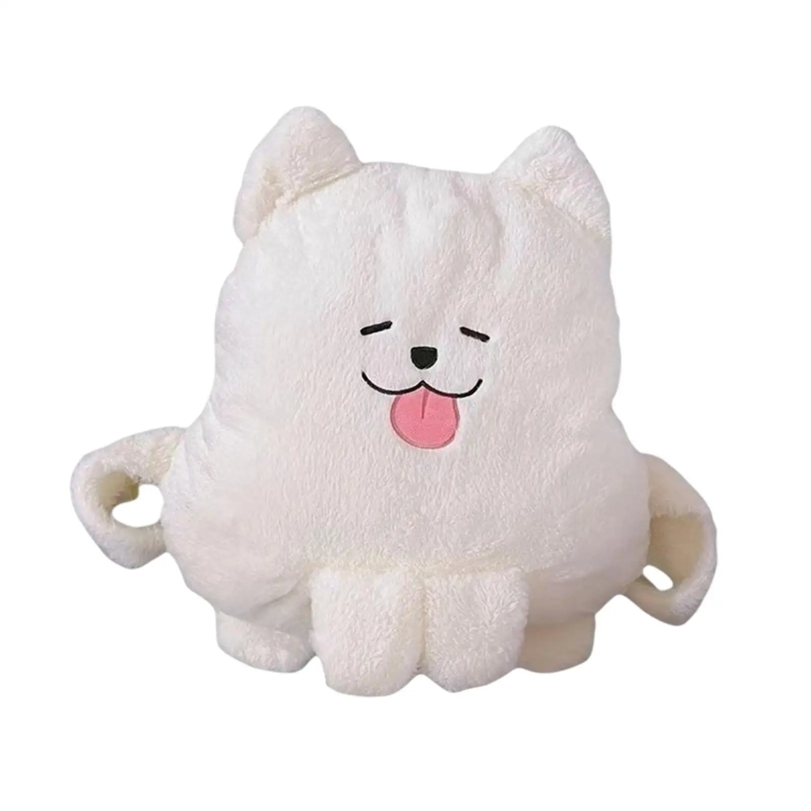 Samoyed Dog Backpack Cartoon Fashion Travel Bag for Women Girls Plush Bag