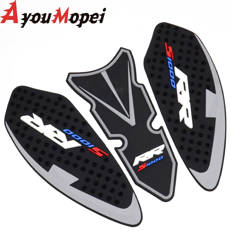 

Motorcycle Fuel Tank Cap Sticker Pad Anti Slip Traction Decal For BMW S1000RR S1000 RR HP4 2019-2022 2021 Tank Cover Protector