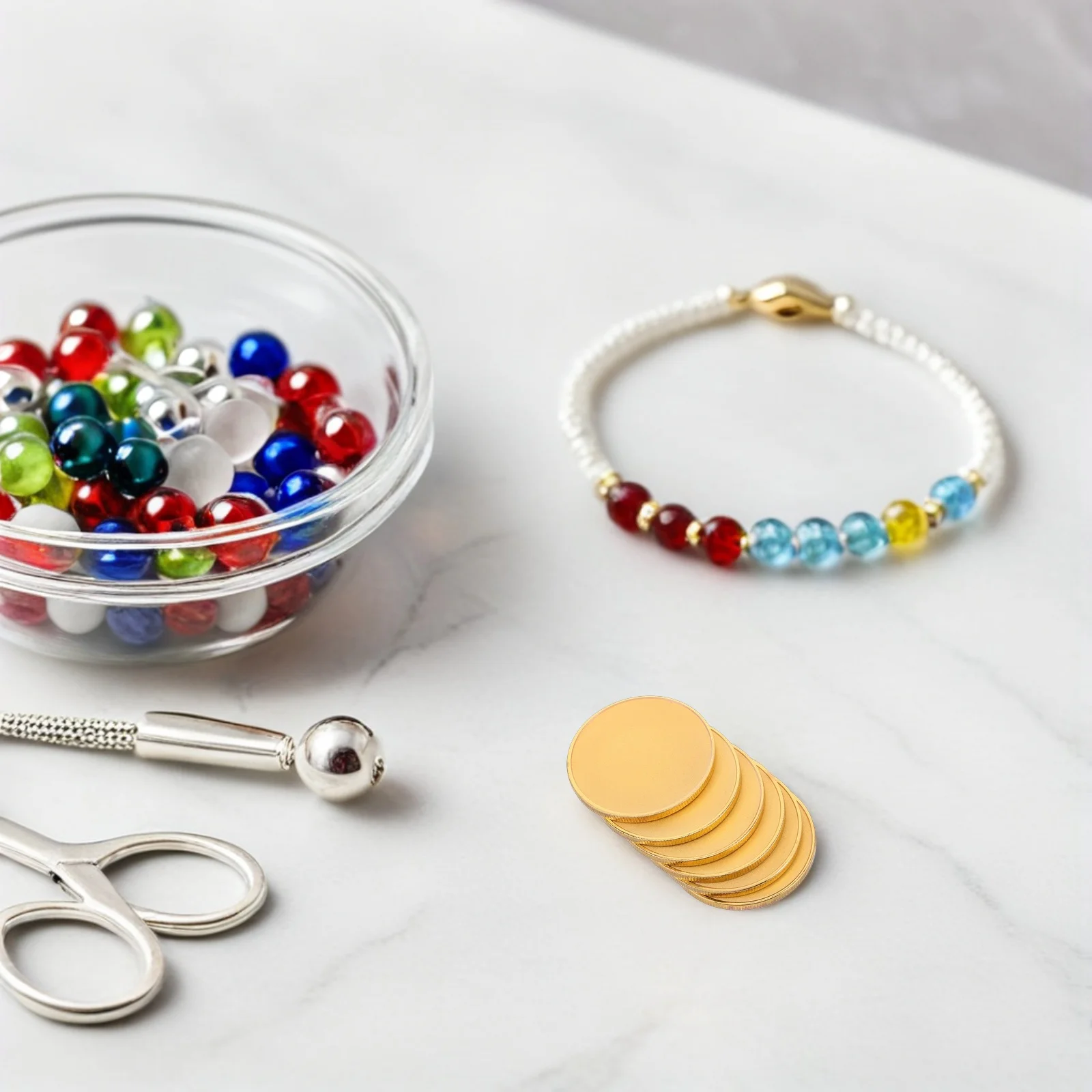 8個 40mm 彫刻可能なブランクコイン 丸型金属プレート レーザー彫刻用 DIY ジュエリー製作 レーザー彫刻用金属ブランク