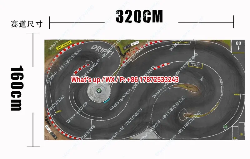 Mosquito Racing Track 1/28 MINI-Z RW00 DRZ GLD BMX