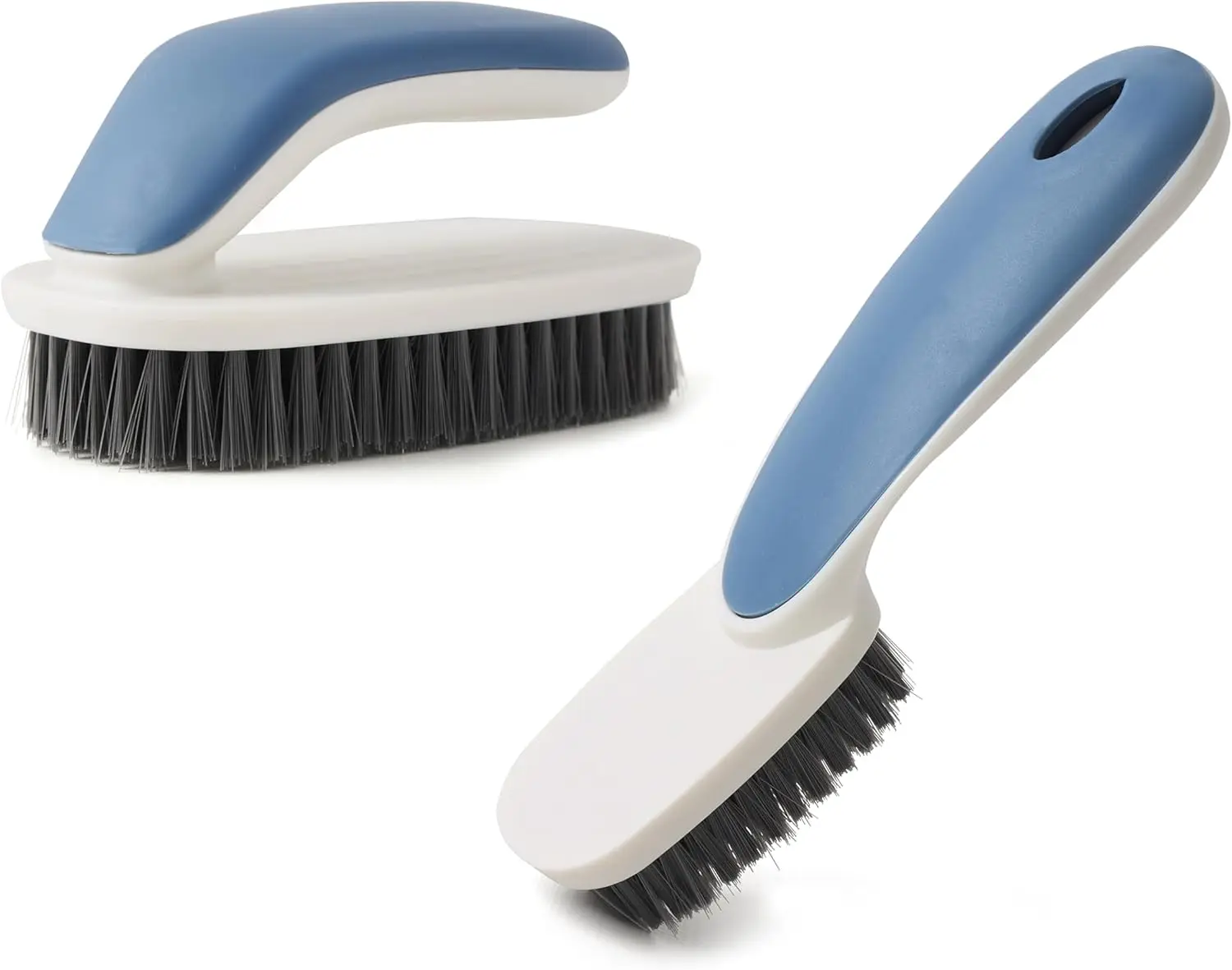 

2-Pack Soft Bristle Scrub Brush for Laundry, Shoes, and Household Cleaning - Blue