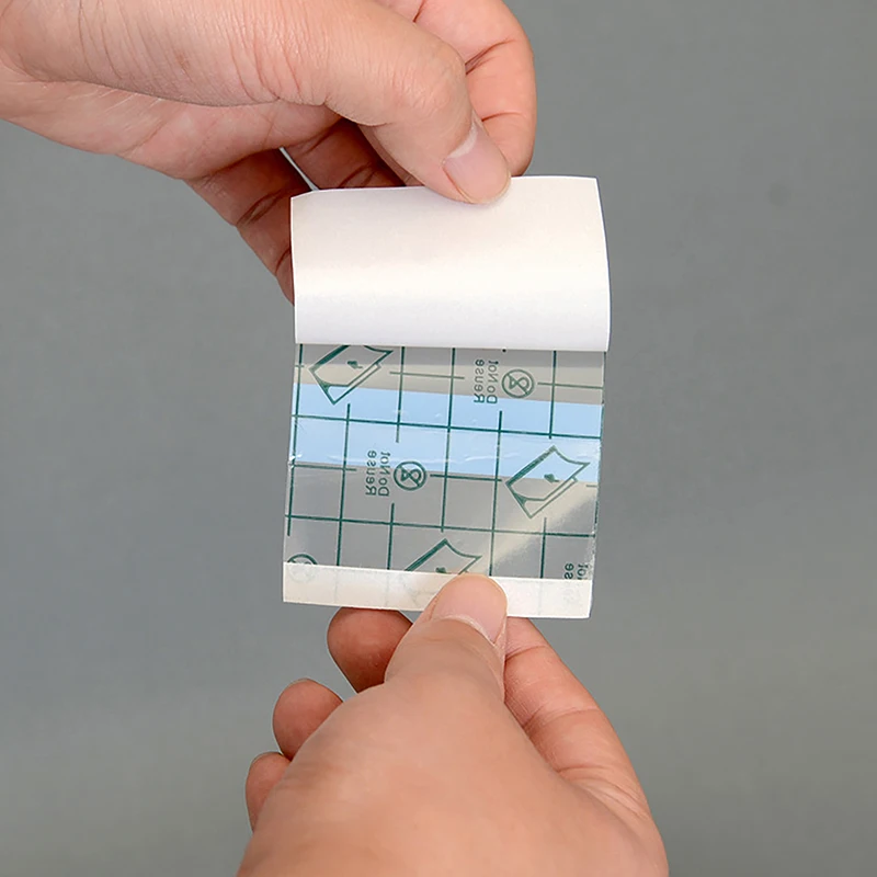 1 لفة ضمادة طبية شفافة مقاوم للماء واقية فارغة شفاء فيلم الجلد شفاء إصلاح فيلم التفاف لفة ضمادة الرعاية اللاحقة