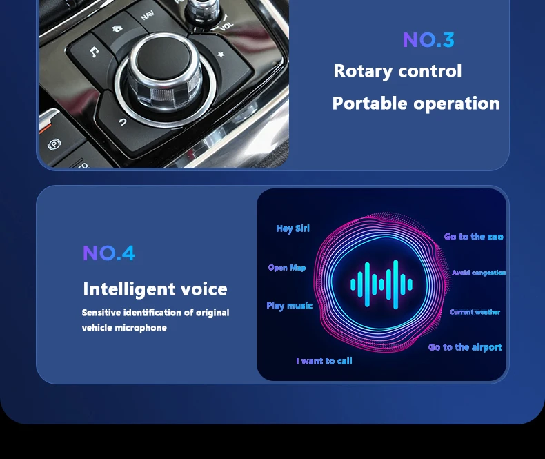 P2 Kabelgebundener Carplay Android Auto Adapter für Nachrüstung Mazda 2 3 6 CX3 CX5 CX8 MX5 USB HUB Kit TK78669U0C 00008FZ34 – Detail 14