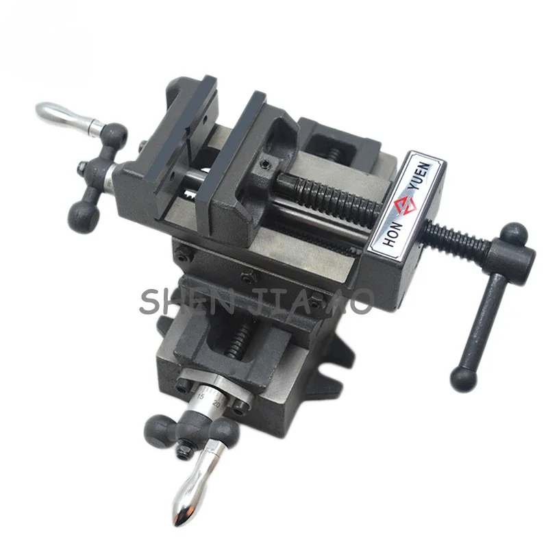 

3 - Inch Cross Flattened Pliers Precision Heavy Duty Manual Tiger Caliper Bench Drill With a Cross Clamp 1pc