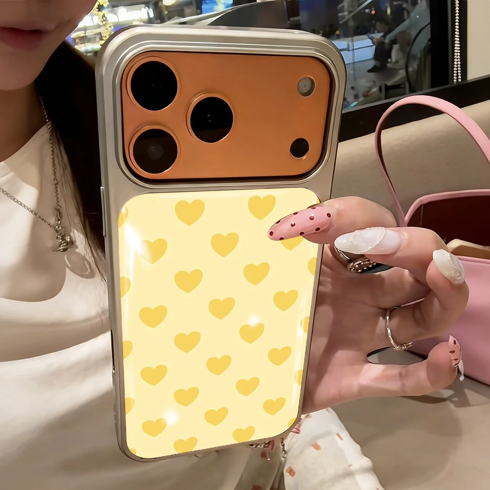 Minimalistisches Love-Design Drop-Glue-Hülle für iPhone 15 17 13 Pro Max Phone 11 12 ProMax 14 15 16 Plus Hüllen Stoßfeste Luxus-Funda – Detail 2