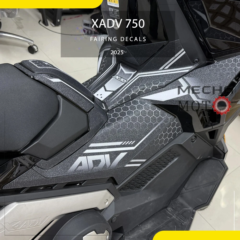 

Для X-ADV 750 2025 XADV 750 мотоциклетная противоскользящая накладка на топливный бак, боковая наколенница, наклейка, декоративная защитная наклейка