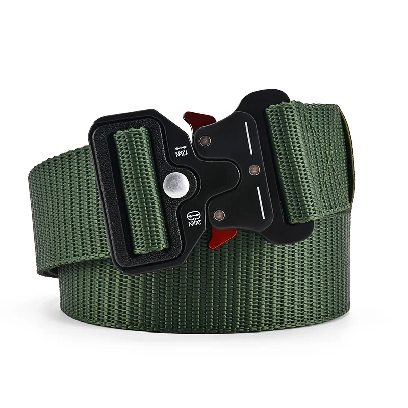 Men's Belt Outdoor Hunting Tactical Mens Belt Multifunctional Combat Survival High Quality Canvas Nylon Mens Belt Sport Belt view 4