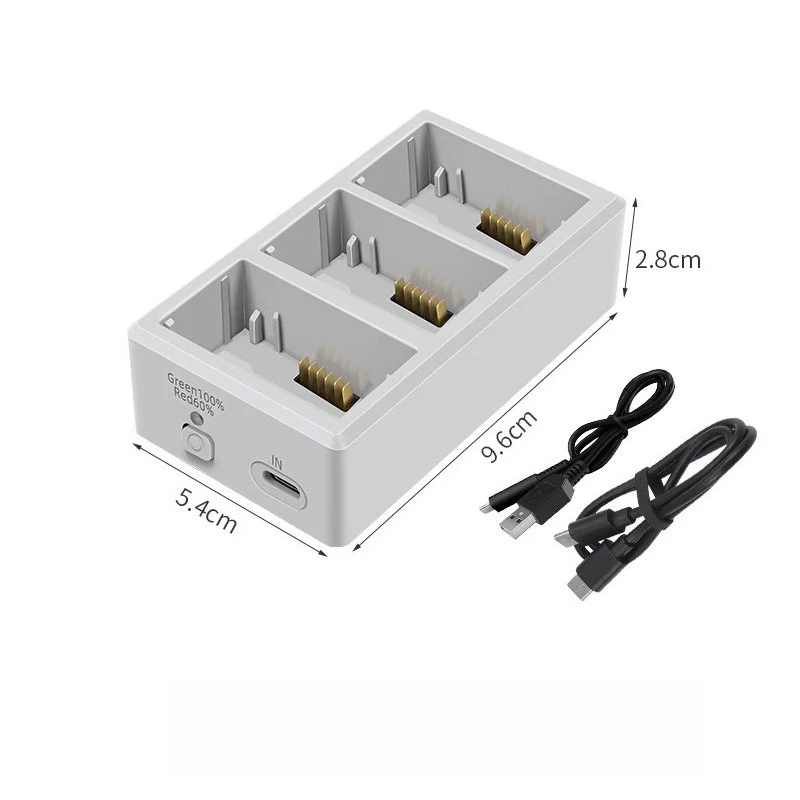 Two Way Charging Hub Drone Battery Charger Compatible with Mini 3 3Pro 4Pro Series Drone Accessories for Mini 3 4Pro Battery