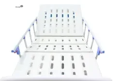 A multifunctional hospital family clinic metal hospital bed with four cranks and rockers directly sold by the factory