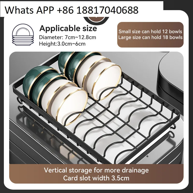 キッチンラック、ボウル収納ラック、カウンタートップ排水ラック、多機能ボウルキャビネット