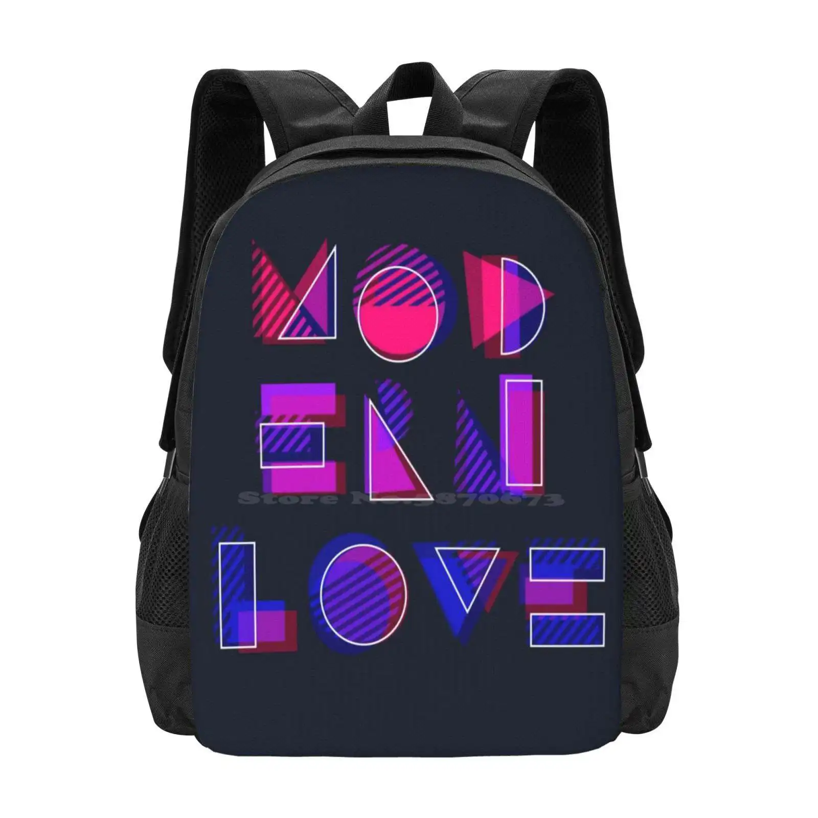 Modern Love (Bonus) Hot Sale Schoolbag Backpack Fashion Bags Giftoriginal Hip Funky Modernist Type Typography Lgbt Lettering